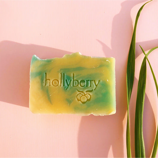 I carry your heart - Natural Lemongrass Rosemary Bar Soap