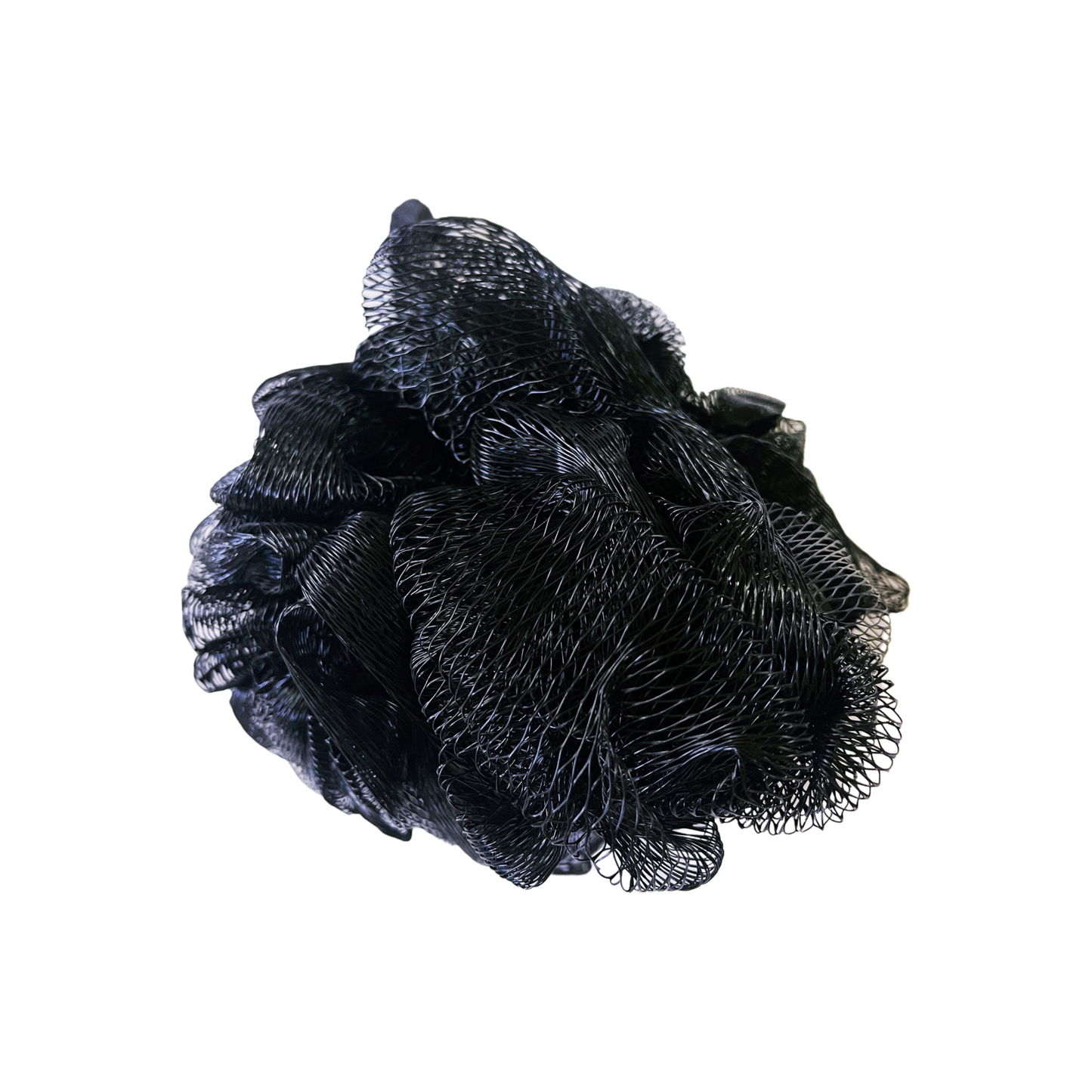 Black Bath Pouf