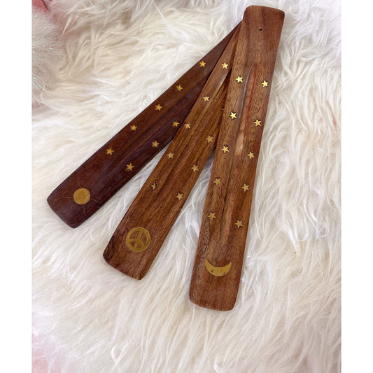 Wood Incense Holder