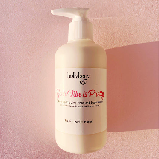 Your Vibe is Pretty - Natural Cherry Lime Hand & Body Lotion