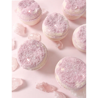 Natural Rose Quartz Geode Bath Bomb