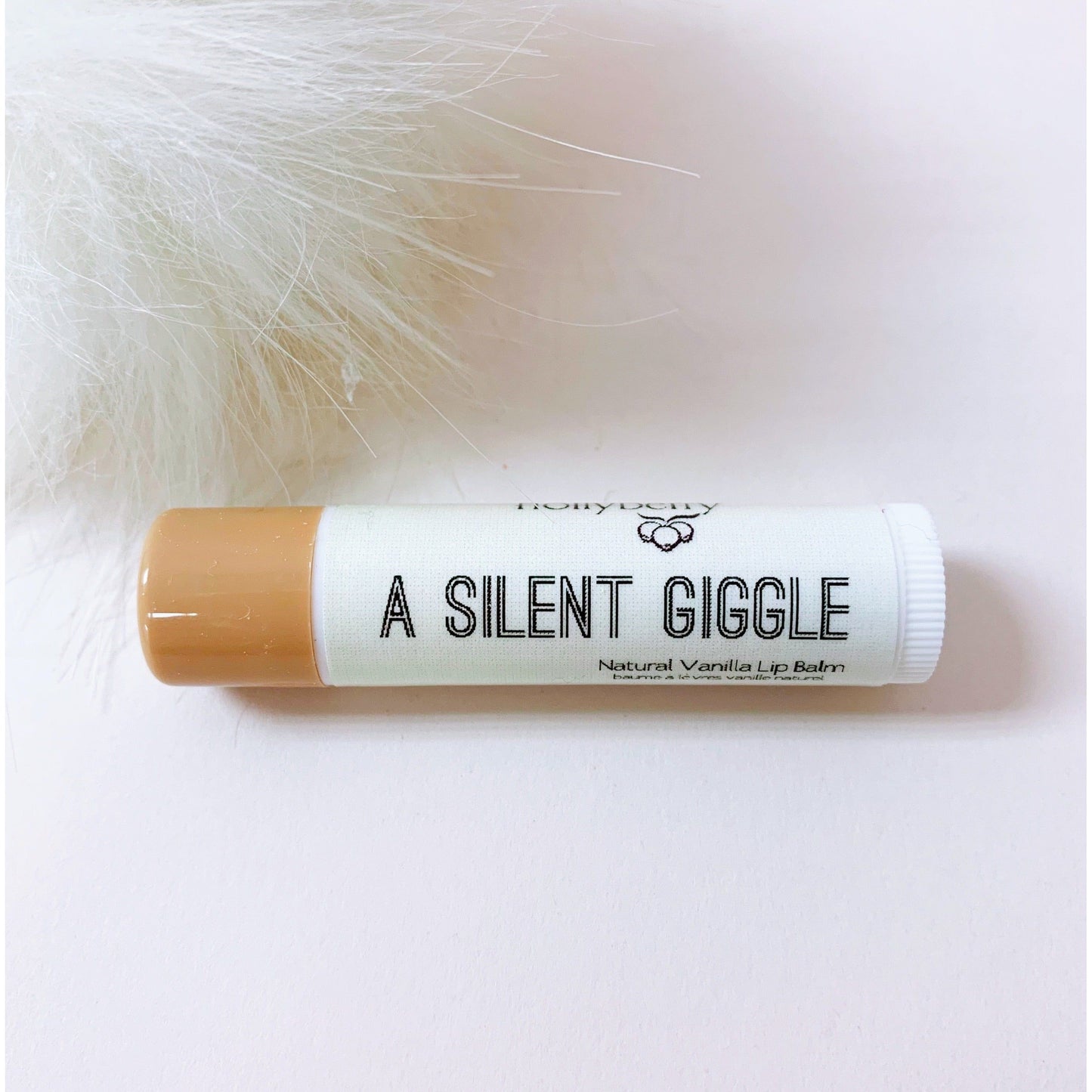 A silent giggle - Natural Vanilla Lip Balm