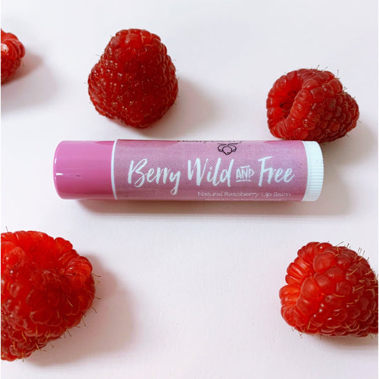 Berry Wild and Free - Natural Raspberry Lip Balm